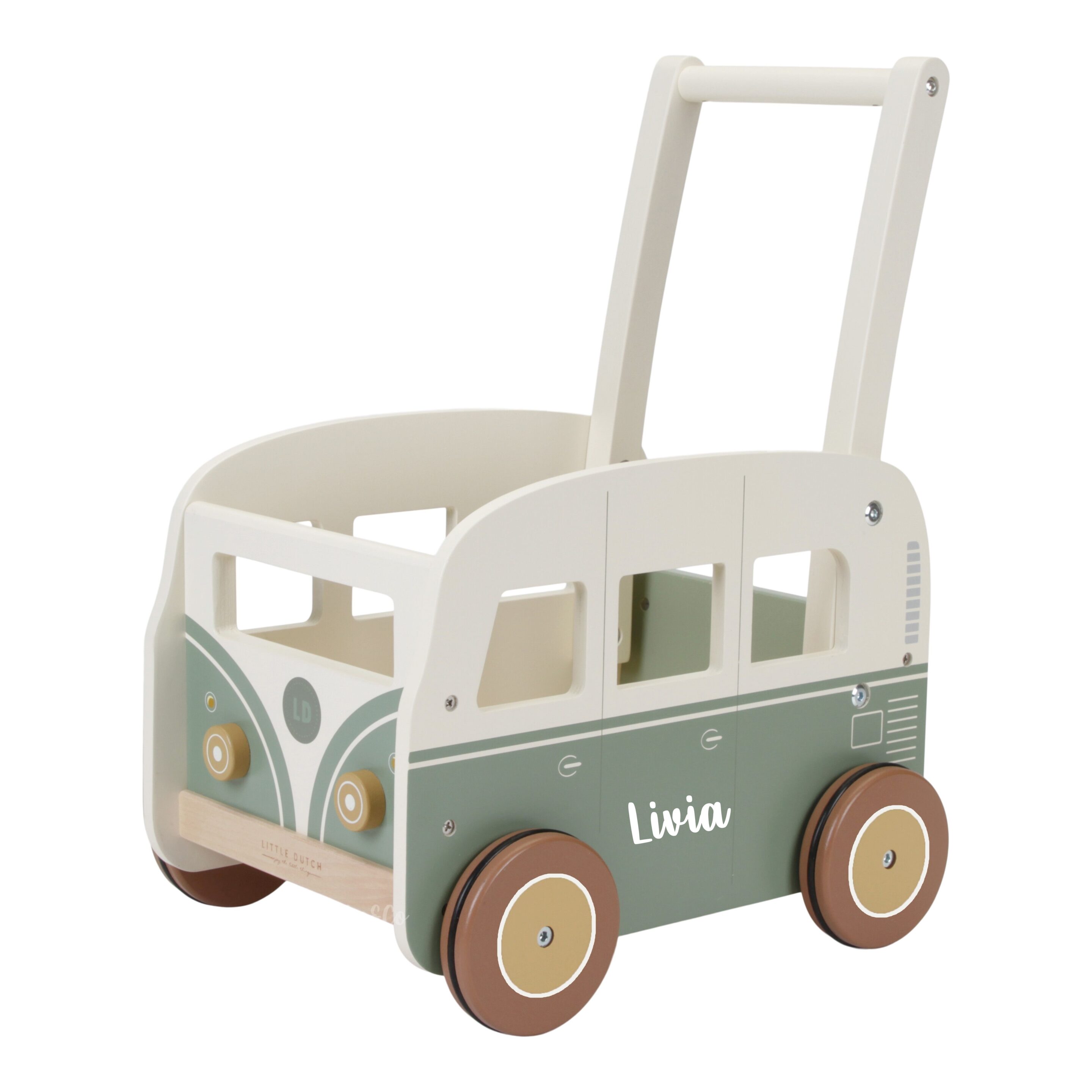 Little Dutch loopwagen met naam - Pieke-en-co Geboortecadeaus